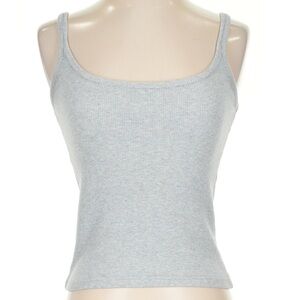 Parke Gray Ribbed Tank Top